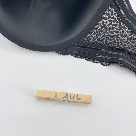 DKNY Black Modern Strapless Convertible Straps Lace Bra - Picture 10 of 10